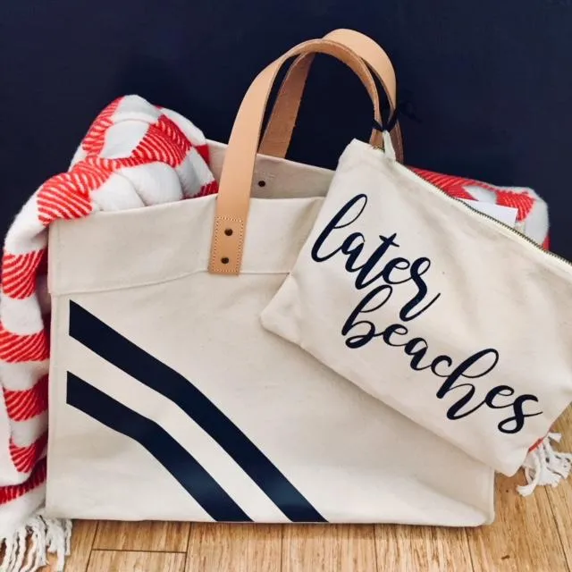 Advantage Tote Diagonal Stripes
