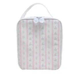 Bring It Insulated Lunch Bag in Ribbon Floral Pink | TRVL Design