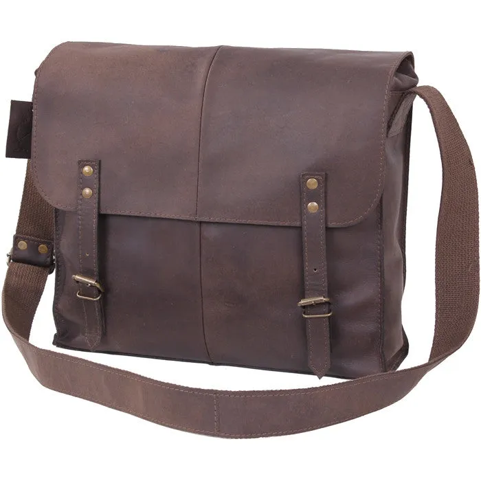 Brown Leather Medic Shoulder Bag