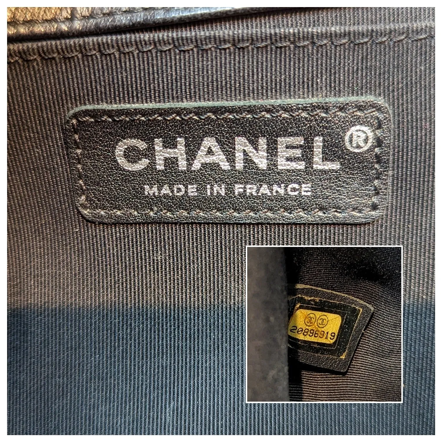 Chanel bag Black Quilted Calfskin Medium Boy Bag