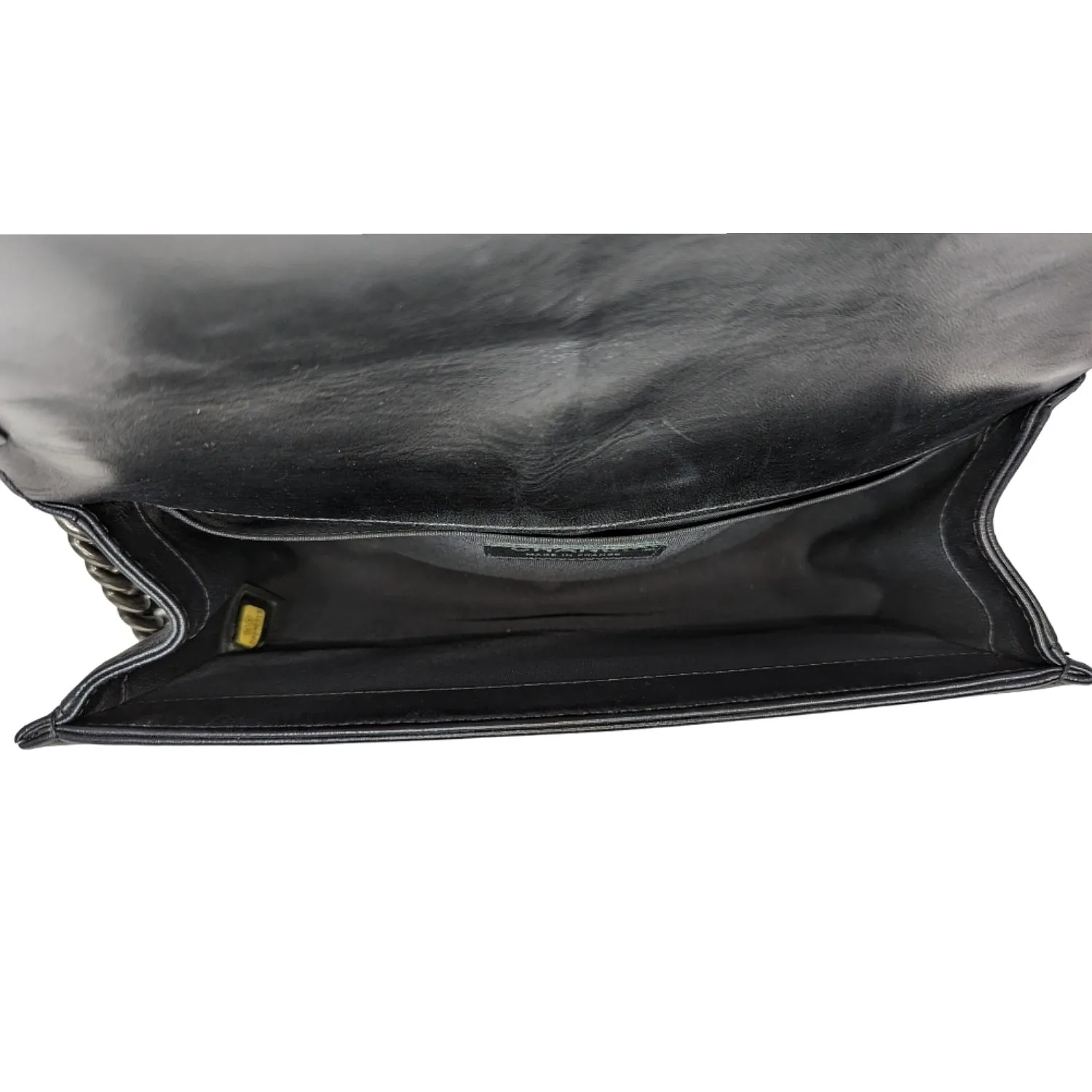 Chanel bag Black Quilted Calfskin Medium Boy Bag