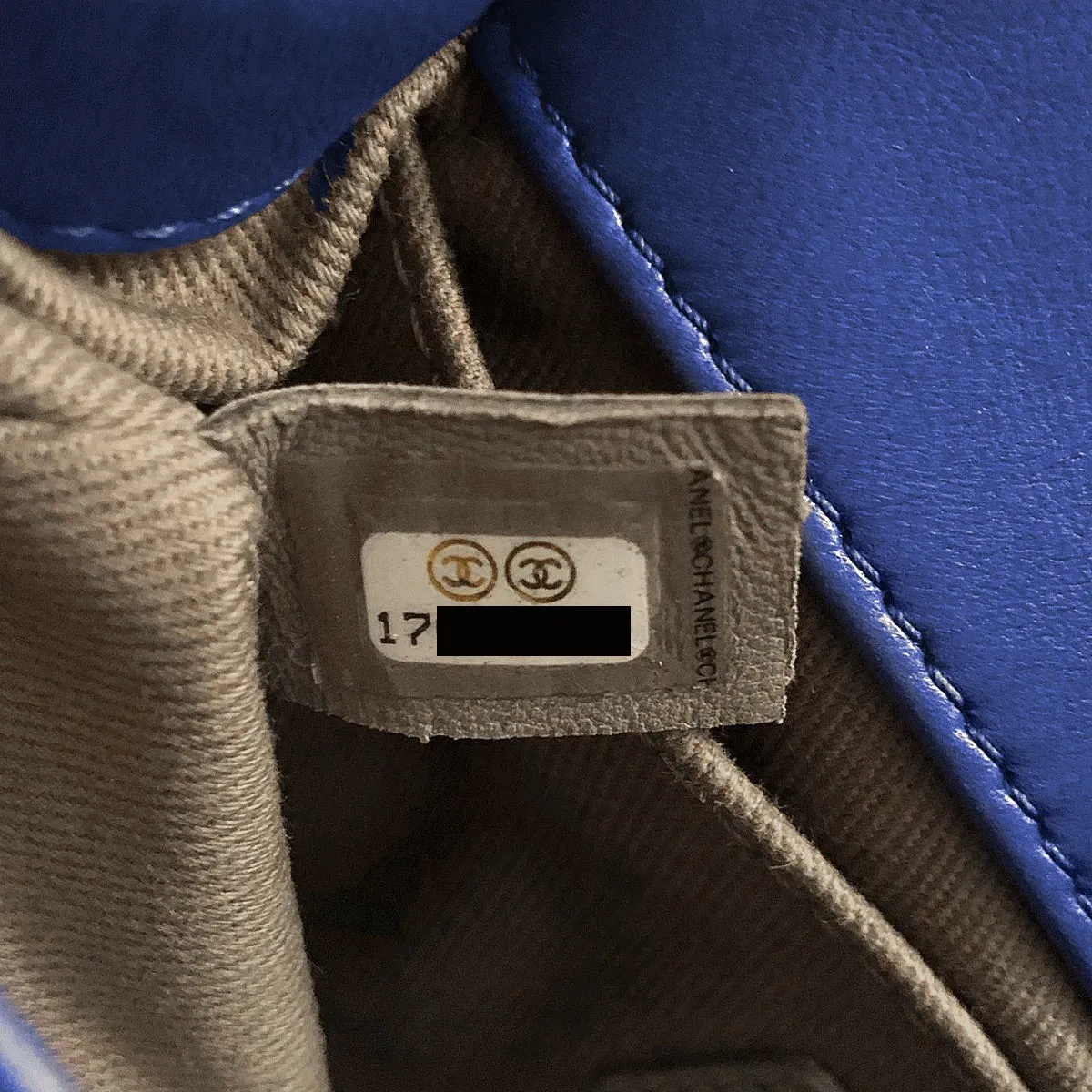 Chanel Boy Bag Blue Velvet Quilted with Ruthenium Hardware Small