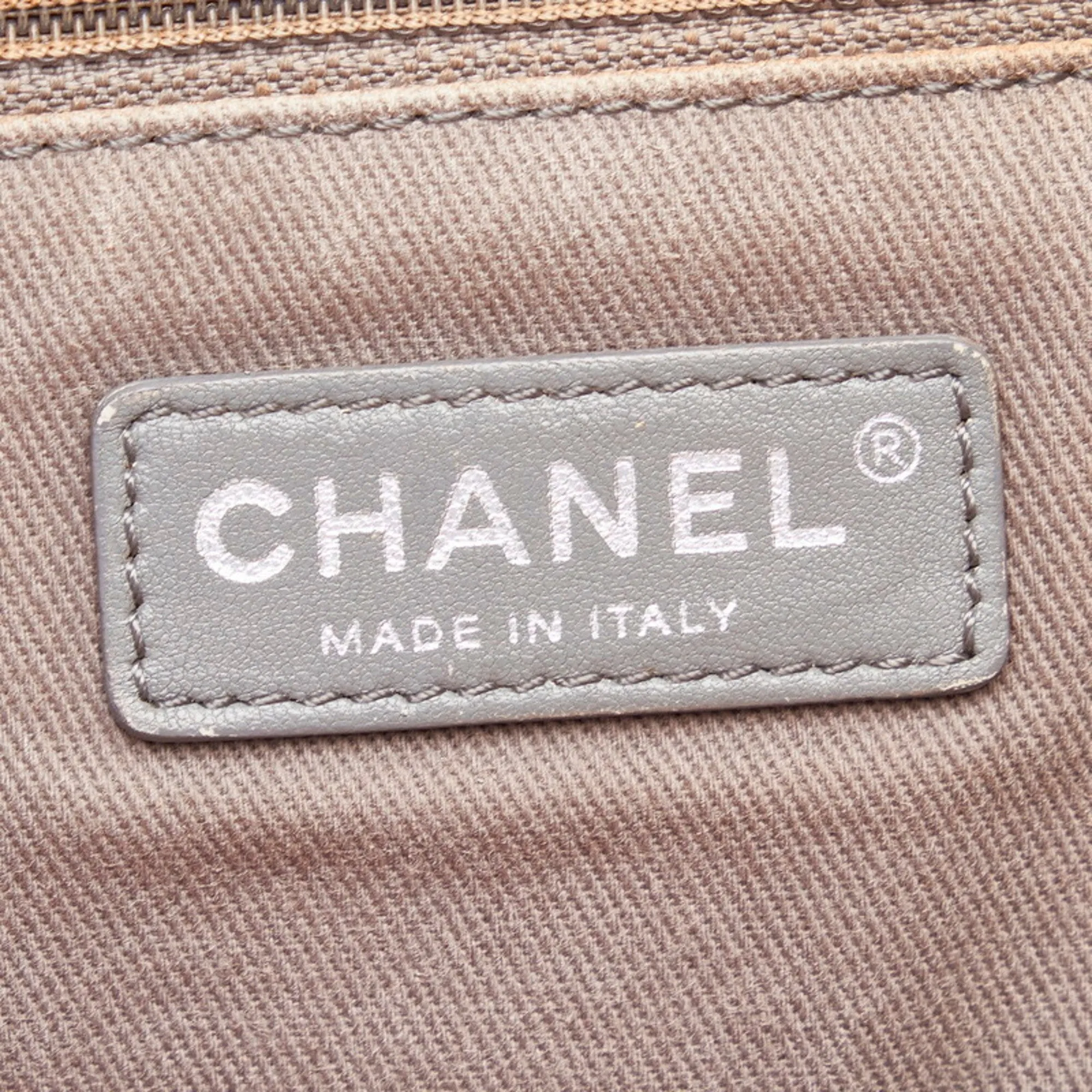Chanel Boy Coco Mark One Shoulder Bag HandBag Salmon Pink Leather Ladies