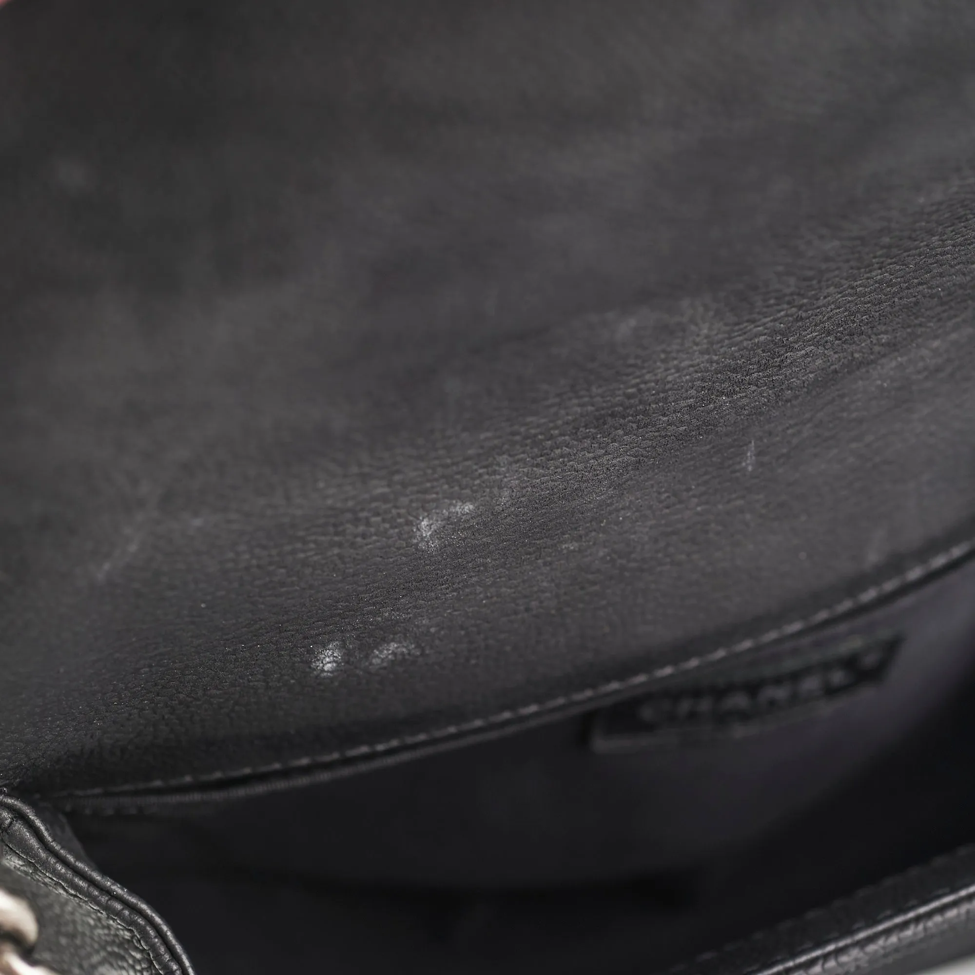 Chanel Old Medium Boy Black