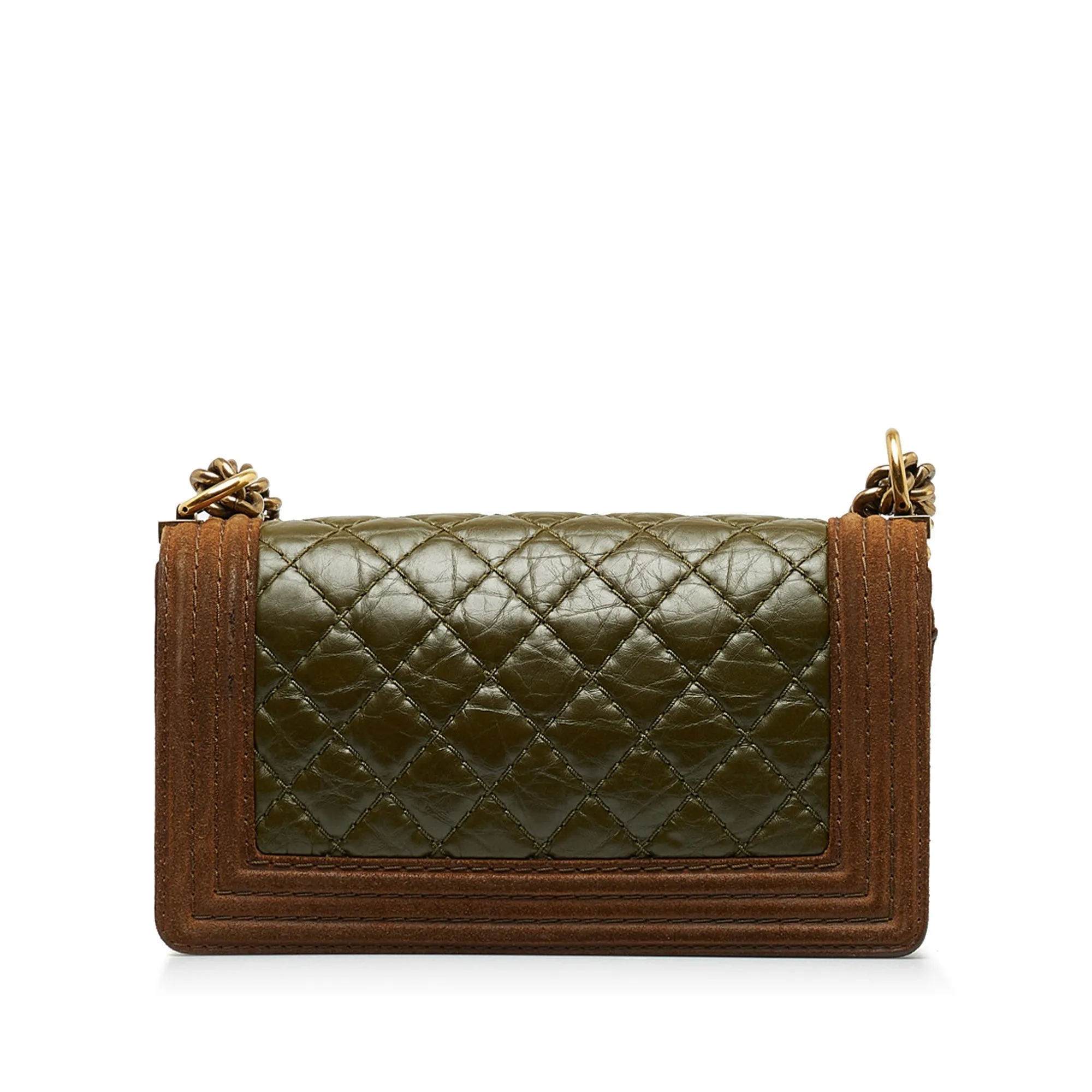 CHANEL Small Boy Aged Calfskin Flap Bag