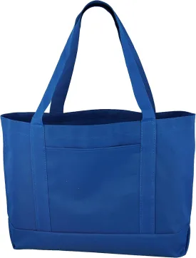 Daily Tote with Shoulder Length Handles and Outside Pocket