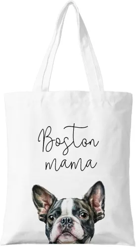 Dog Mama Canvas Tote Bag for Women, Dogs Lover Gift for Dog Mom, Birthday Christmas Cute Rottweiler Gifts For Women.