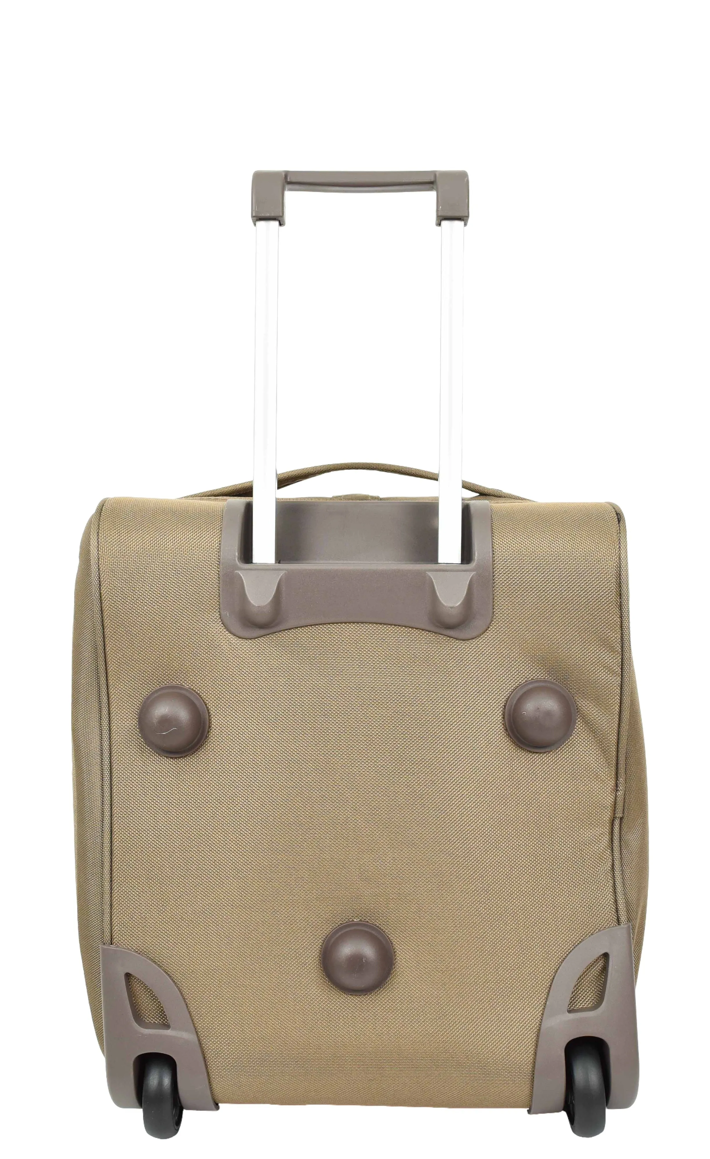 DR638 Weekend Travel Mid Size Bag Wheeled Holdall Duffle Beige