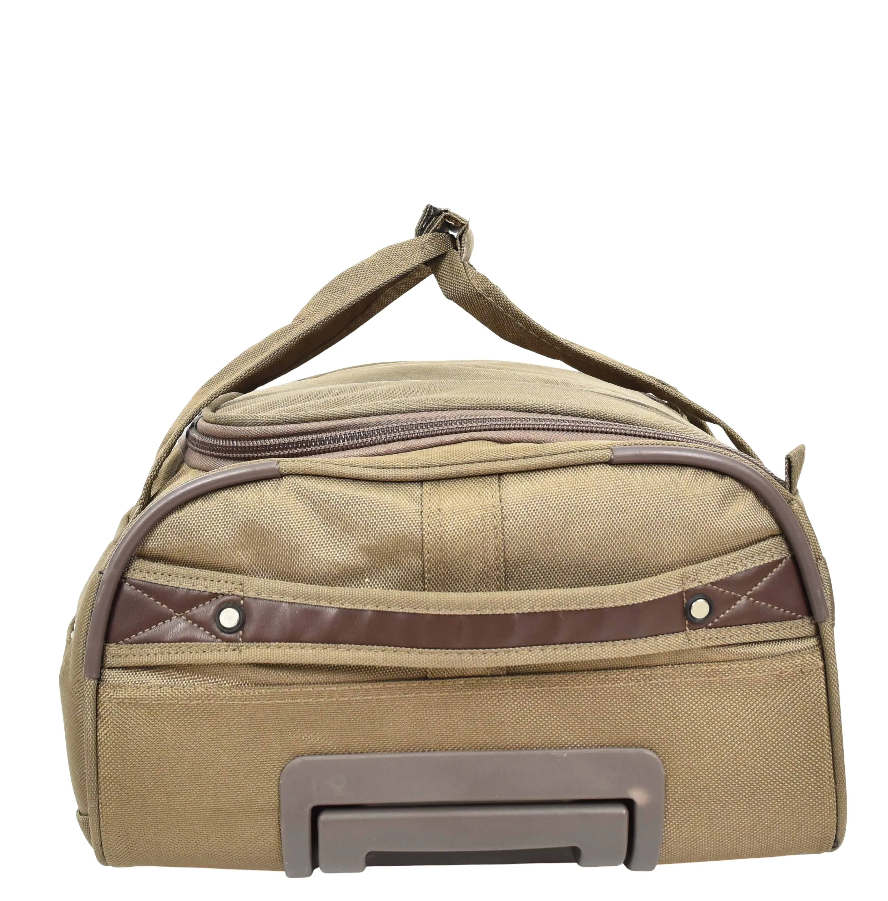 DR638 Weekend Travel Mid Size Bag Wheeled Holdall Duffle Beige
