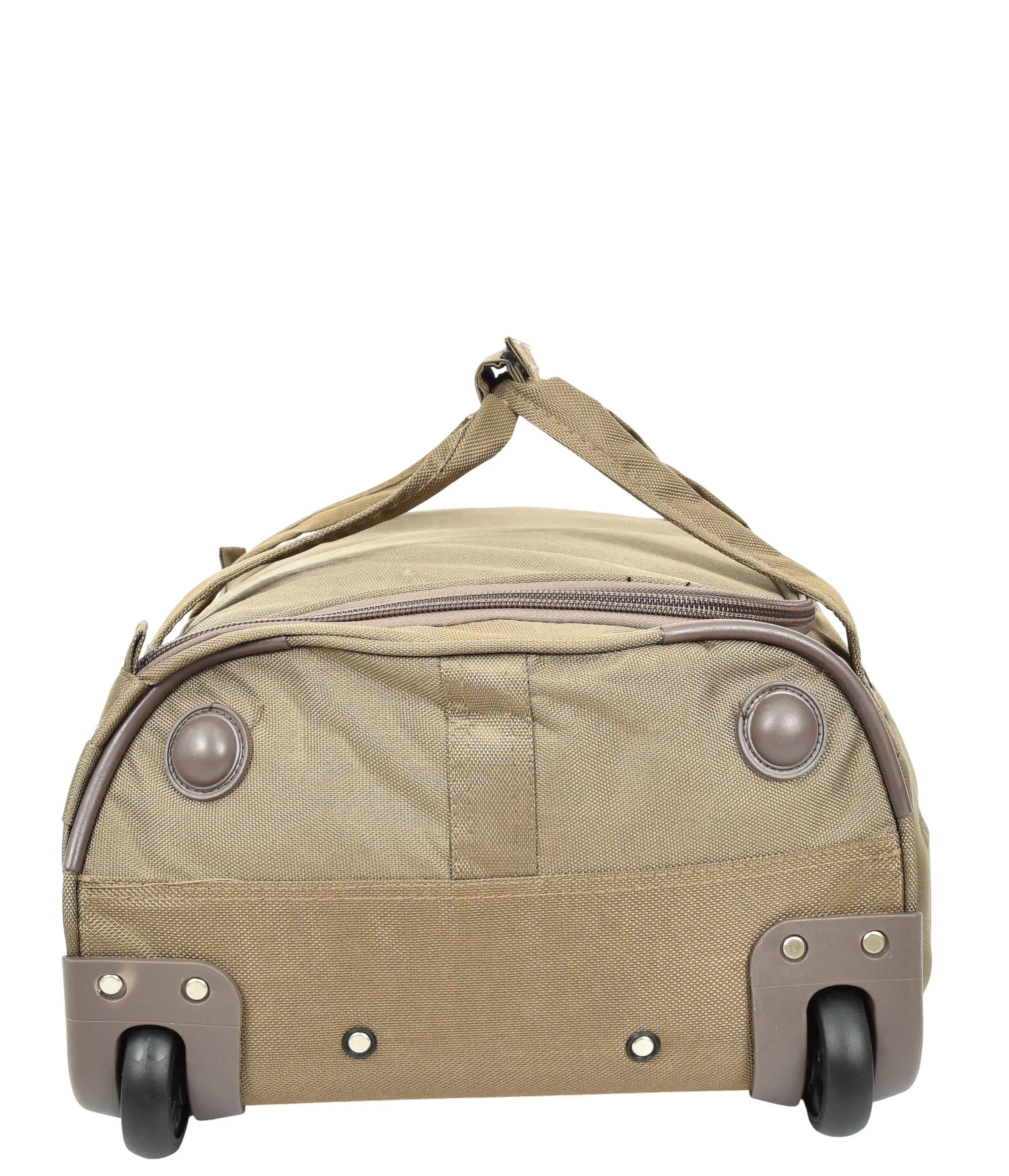 DR638 Weekend Travel Mid Size Bag Wheeled Holdall Duffle Beige