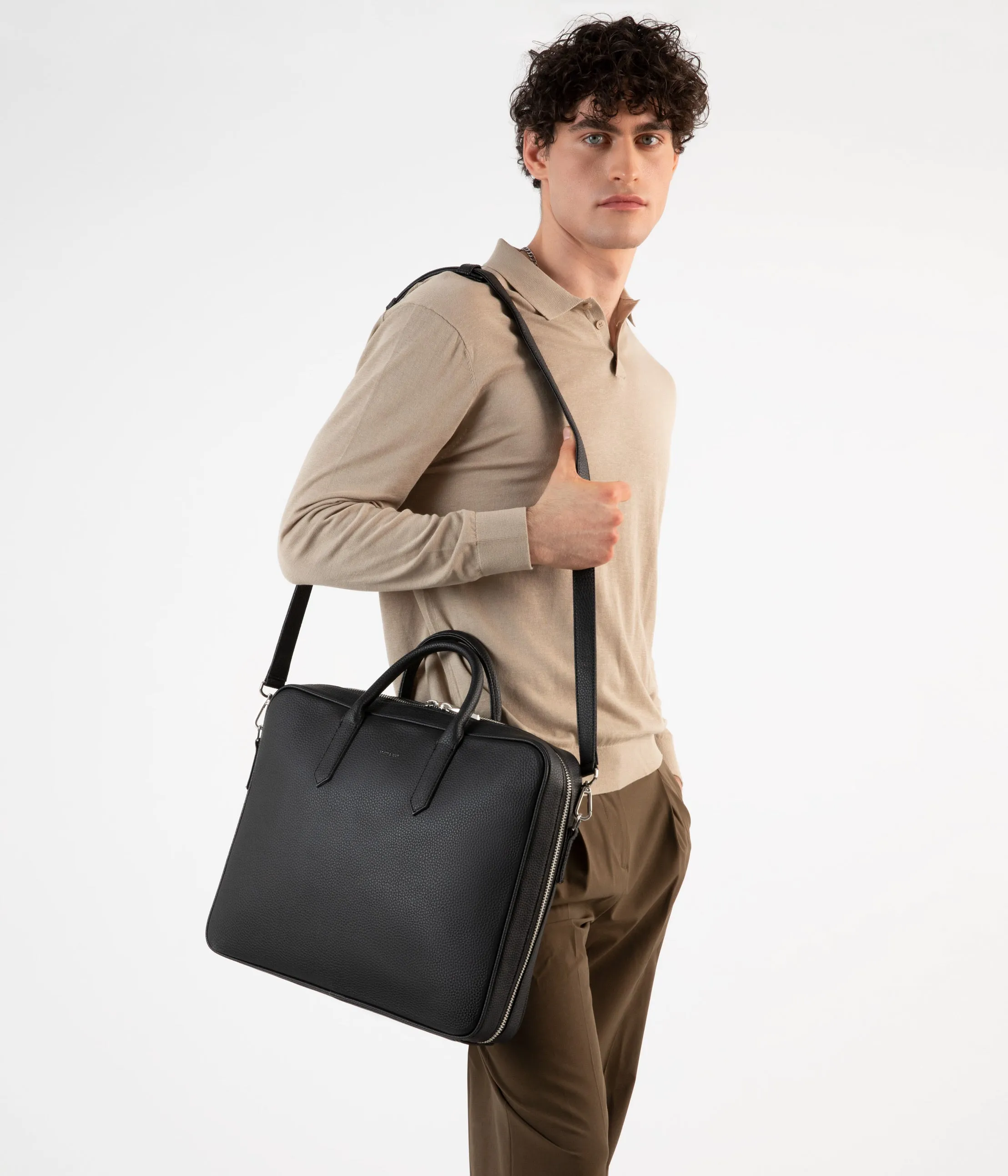 ELON Vegan Briefcase - Purity