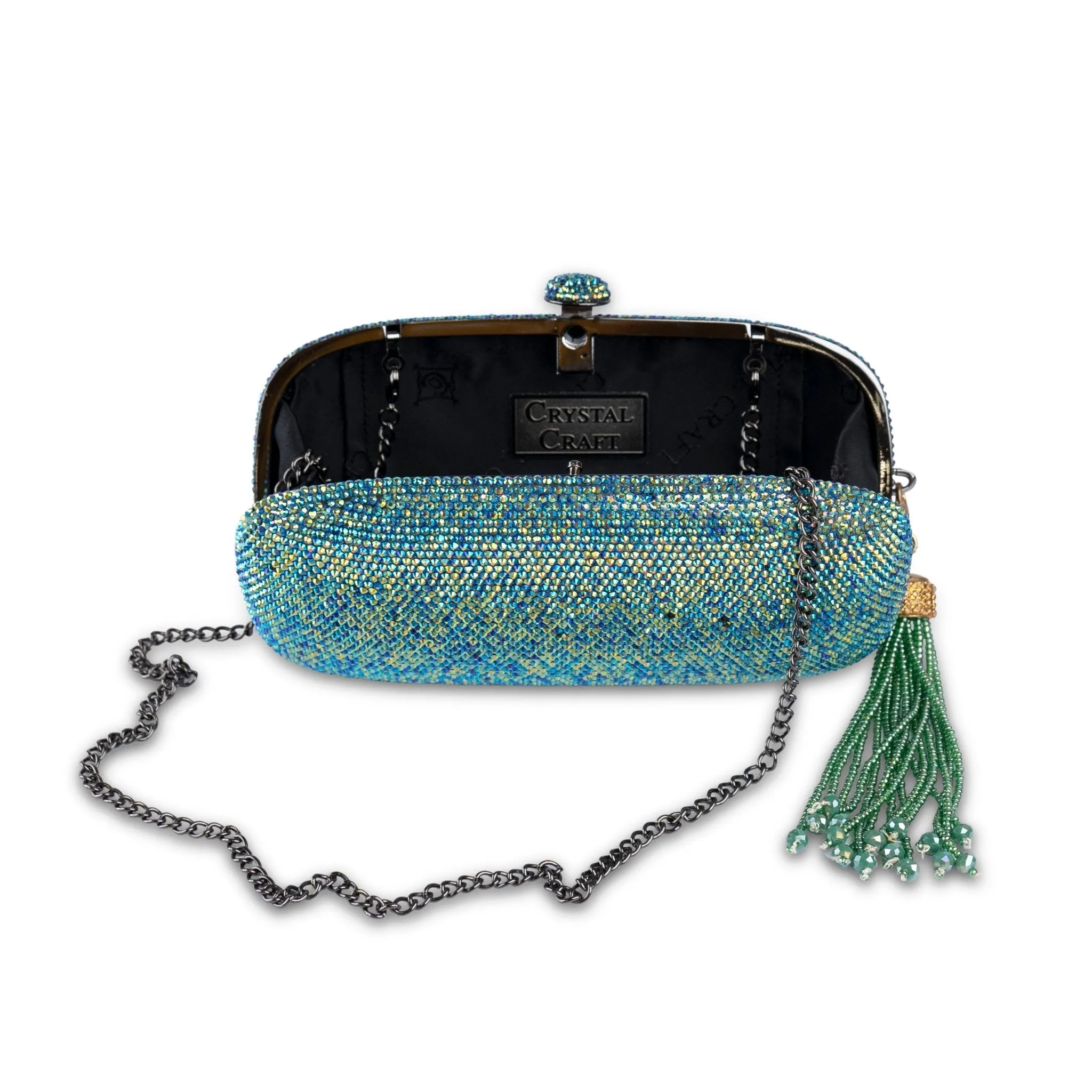 Emerald Auro Borale Shade Clutch