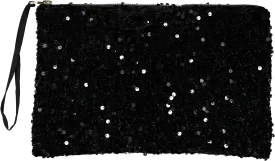 Evening Sequin Clutch - Black