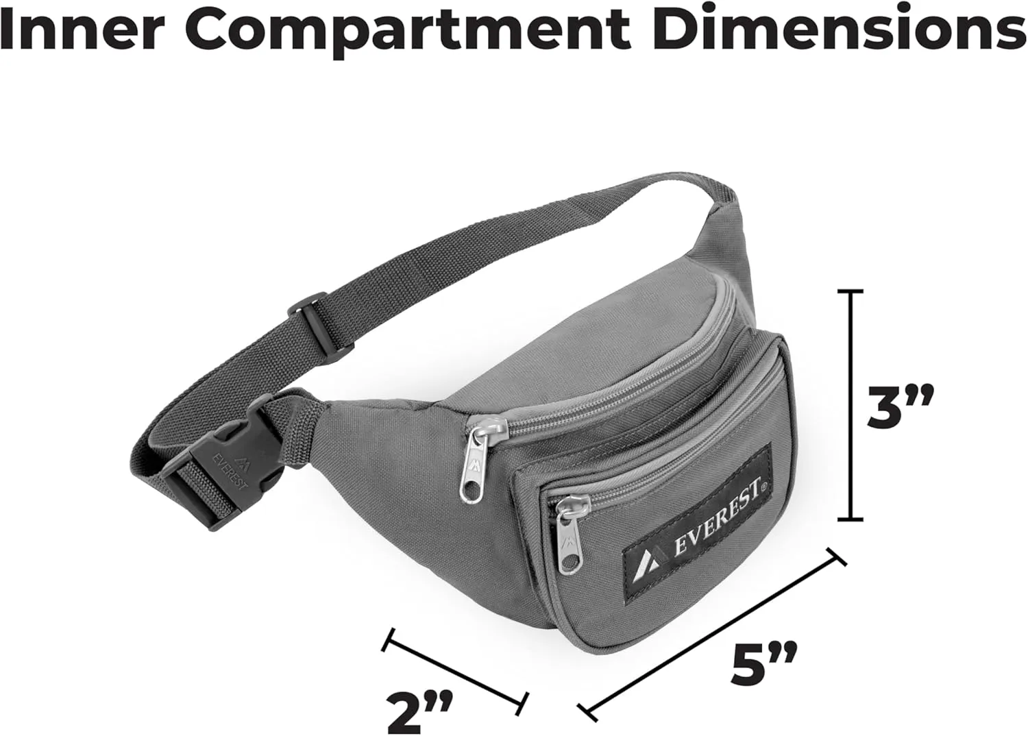 Everest Signature Waist Pack - Junior, Hot Pink, One Size
