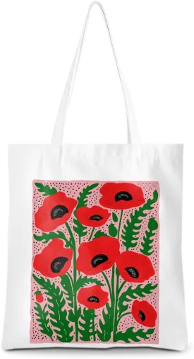 Gifts for Plant Lovers Tote Bag Flowers Beach Bag Insect Pumpkin Fall Halloween Travel Gifts Gardening