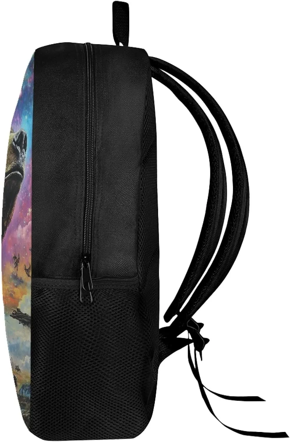 Hawapod Brown Velvet Chinchilla Book Bag For High School 17H High Cute Bookbags Kids Teens Girls Students School Backpacks