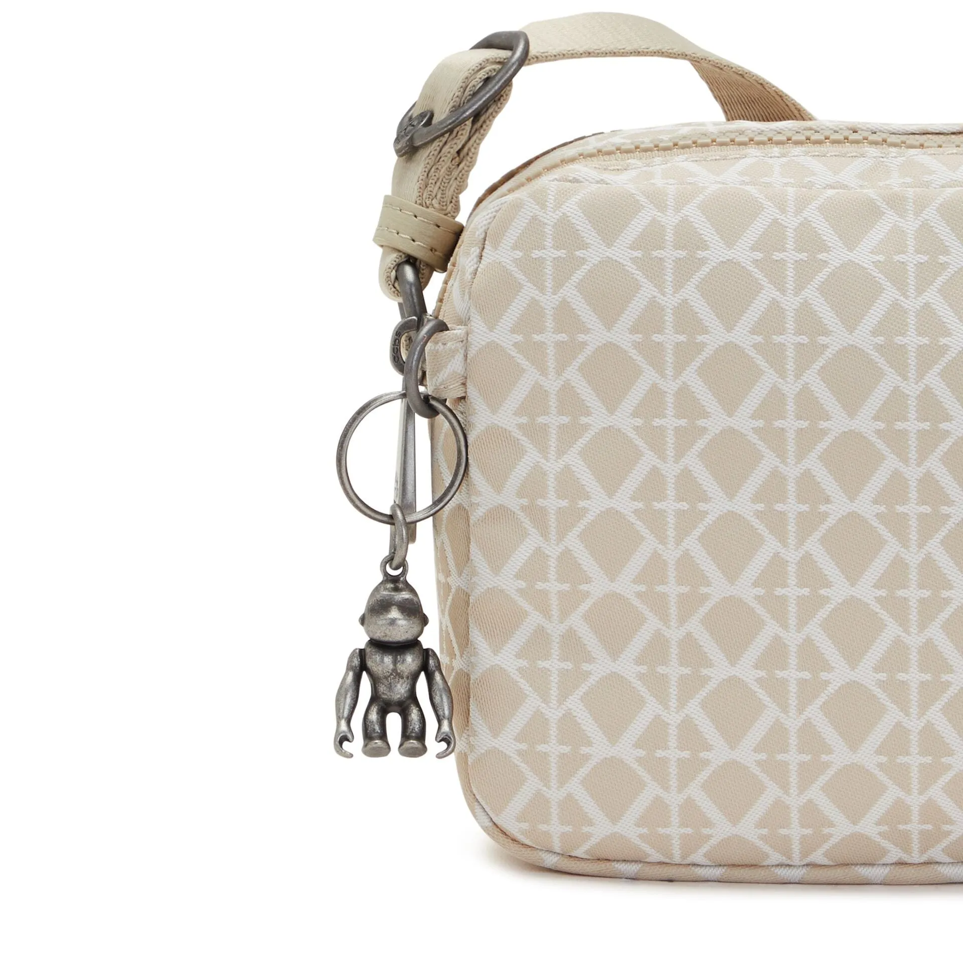Kipling Milda Signature Beige Small Crossbody Bag C2I7669-R63