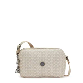 Kipling Milda Signature Beige Small Crossbody Bag C2I7669-R63
