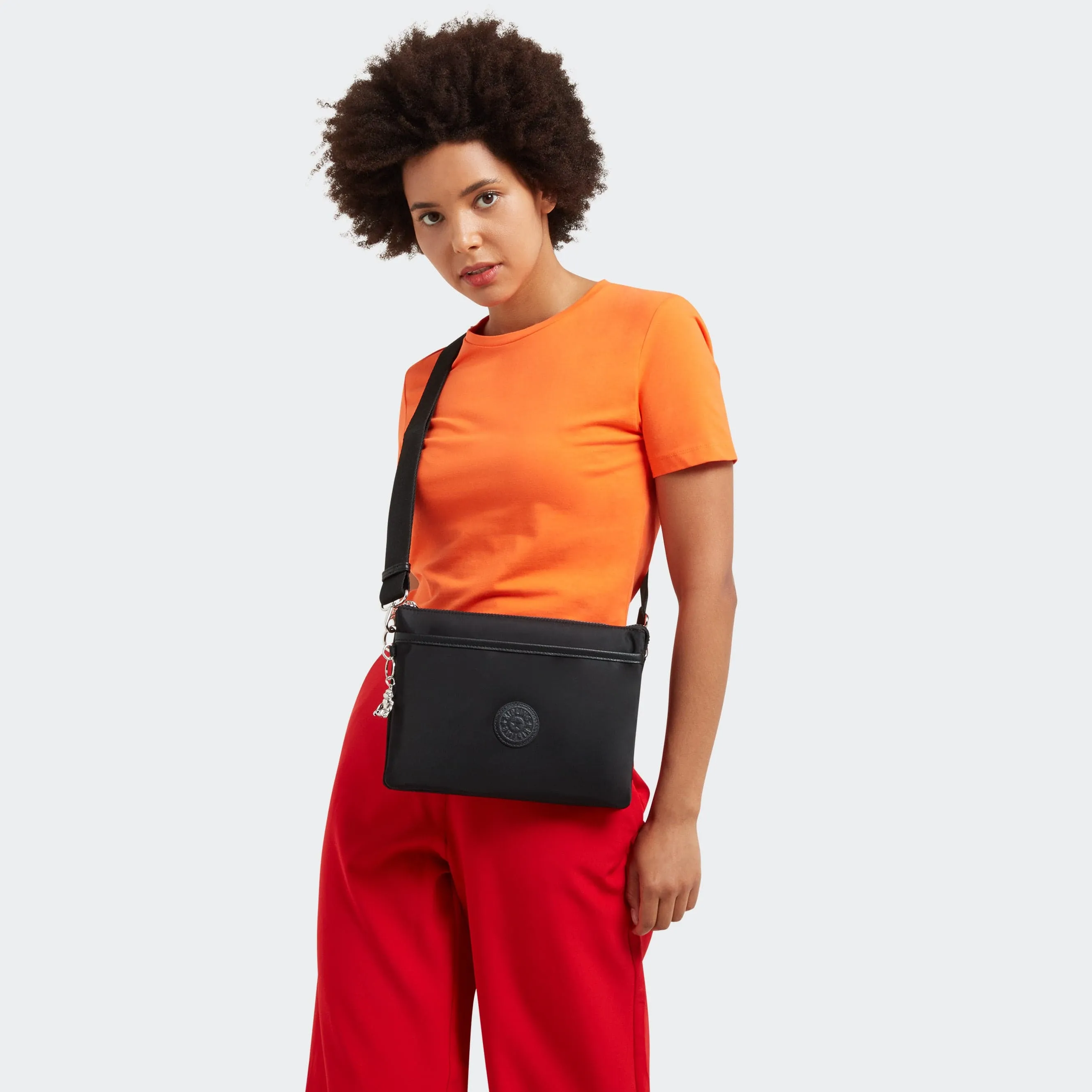 Kipling Riri L Paka Black C Medium Crossbody Bag C2I7587-T79