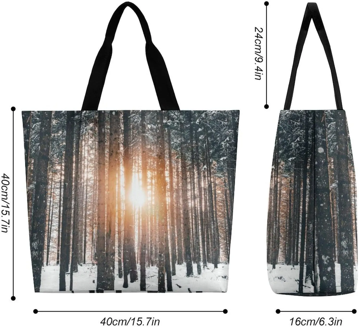 Large Capacity Shopping Tote Bag for Women, Girls