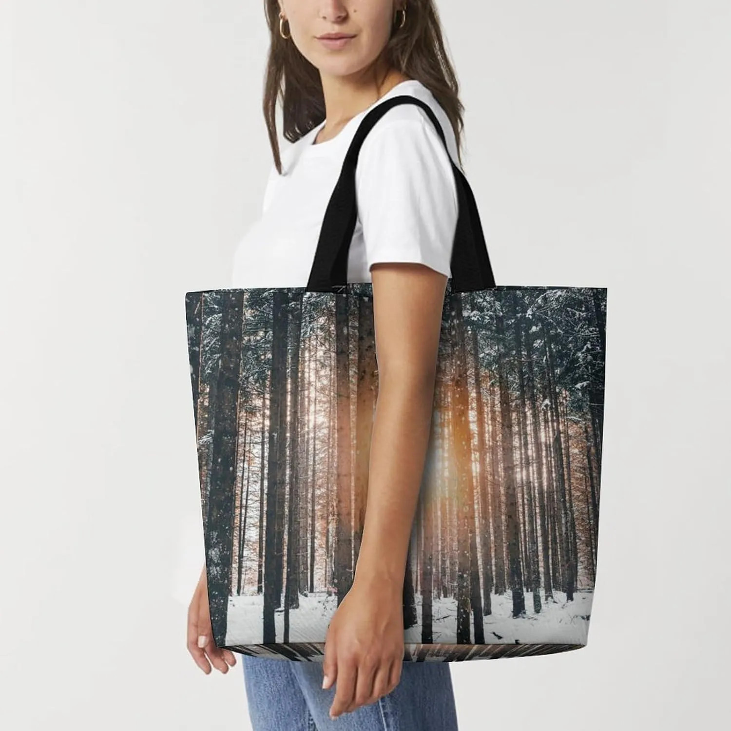Large Capacity Shopping Tote Bag for Women, Girls
