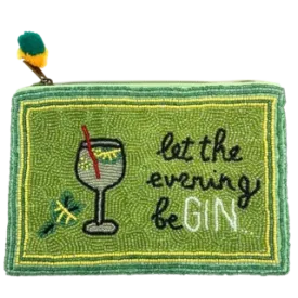 Let the Evening BeGin Beaded Clutch