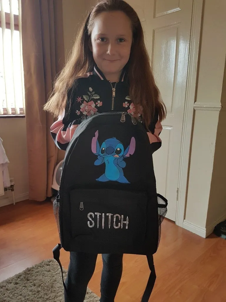 Lilo and Stitch Backpack Girl Backpack Schoolbag Boy Kids Teenage Gifts