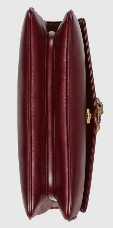 Medium Shoulder Bag with Tiger Head - Black, Red, Green, White