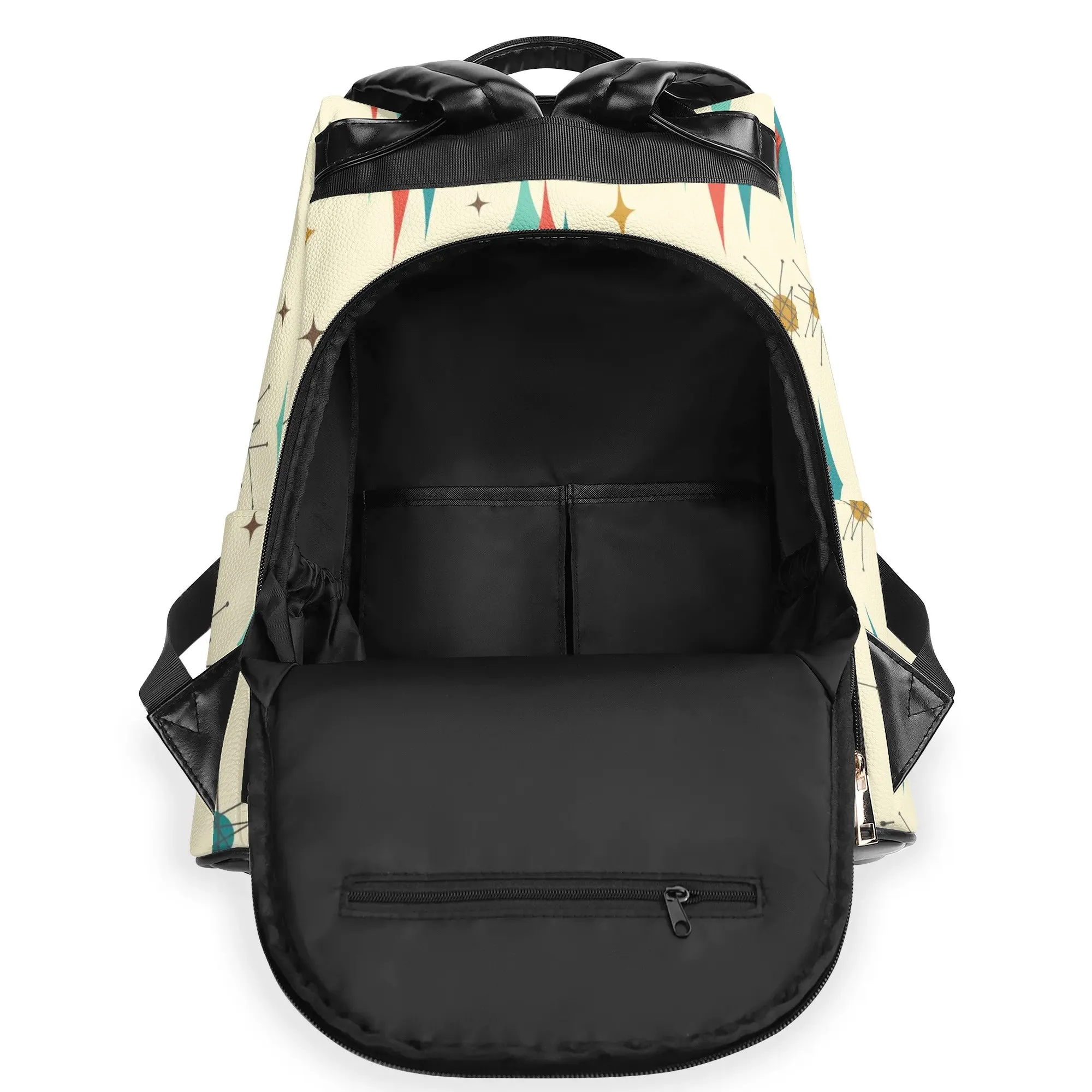 Mid Century Atomic Cat Franciscan Design,  Mid Mod  Travel Daypack Anti-theft Backpack