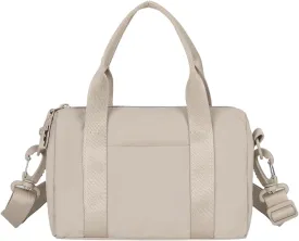 Mini Gym Bag for Women Small Sling Bag for Cute Travel Duffle Bags Workout Sport Crossbody Bag Personal Item Bags Khaki