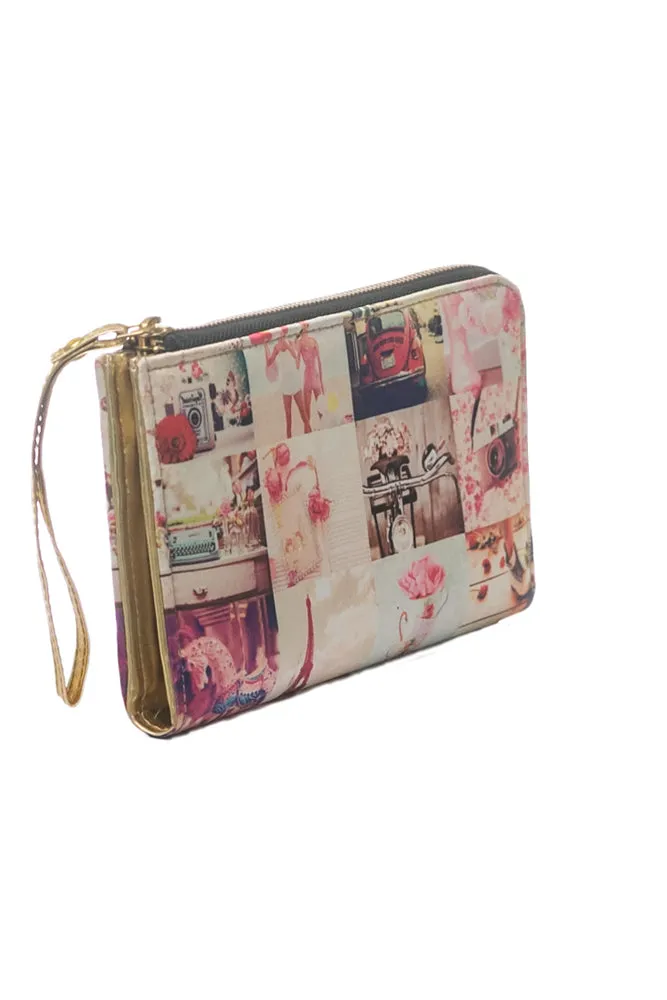Pink Collage Wallet