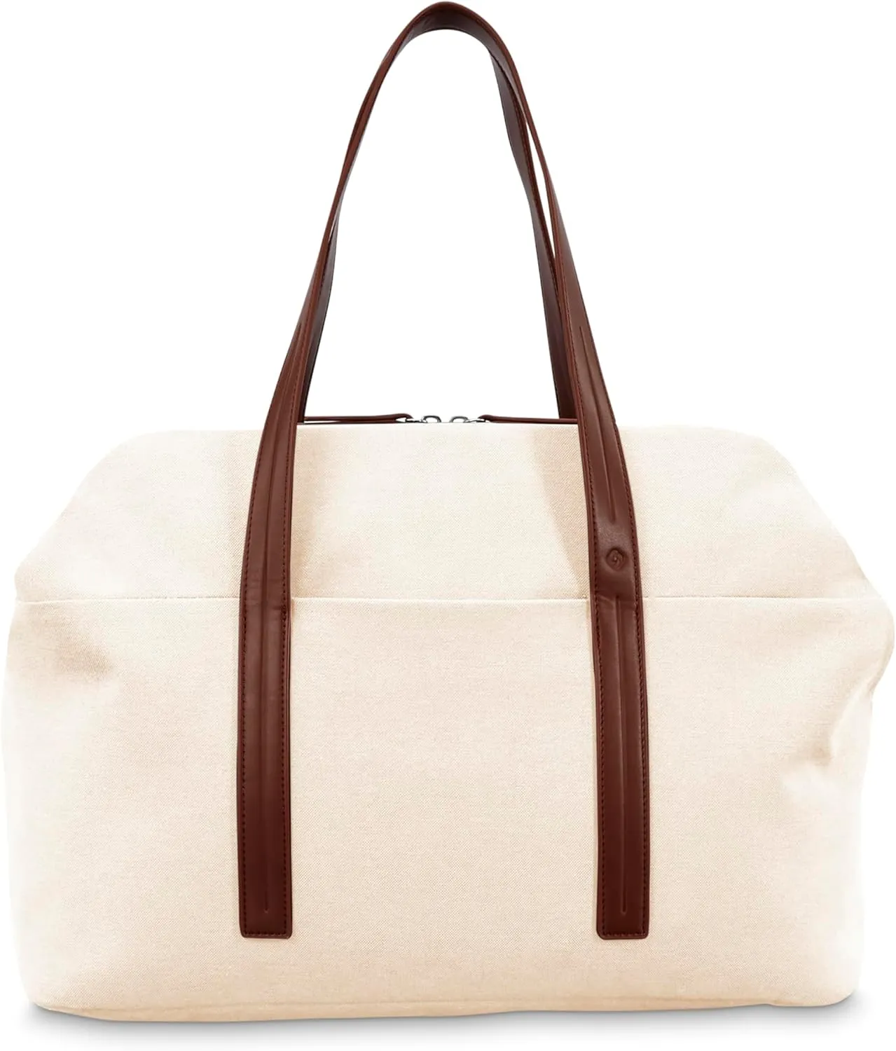 Samsonite Virtuosa Weekender Duffel Overnight Bag with Laptop Computer Sleeve, Off White