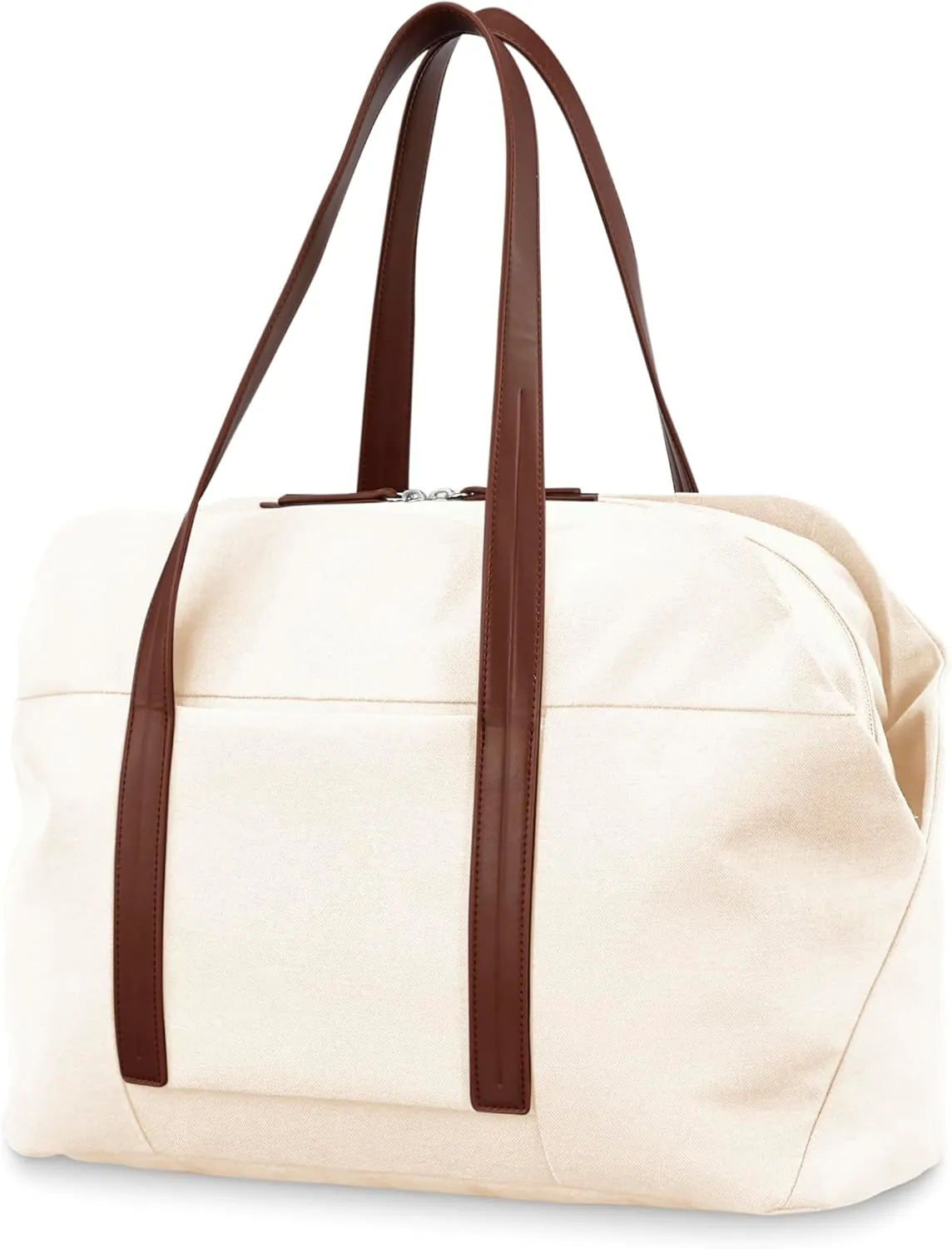 Samsonite Virtuosa Weekender Duffel Overnight Bag with Laptop Computer Sleeve, Off White