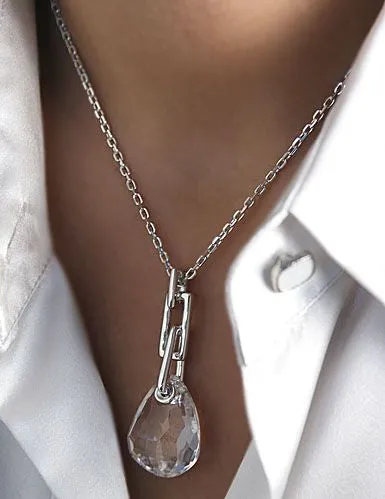 ⁠Set de Collar y Aros Parallele Mini Swarovski