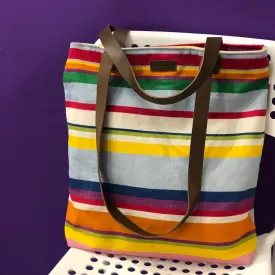 Stripped canvas tote bag LB406-Stripe
