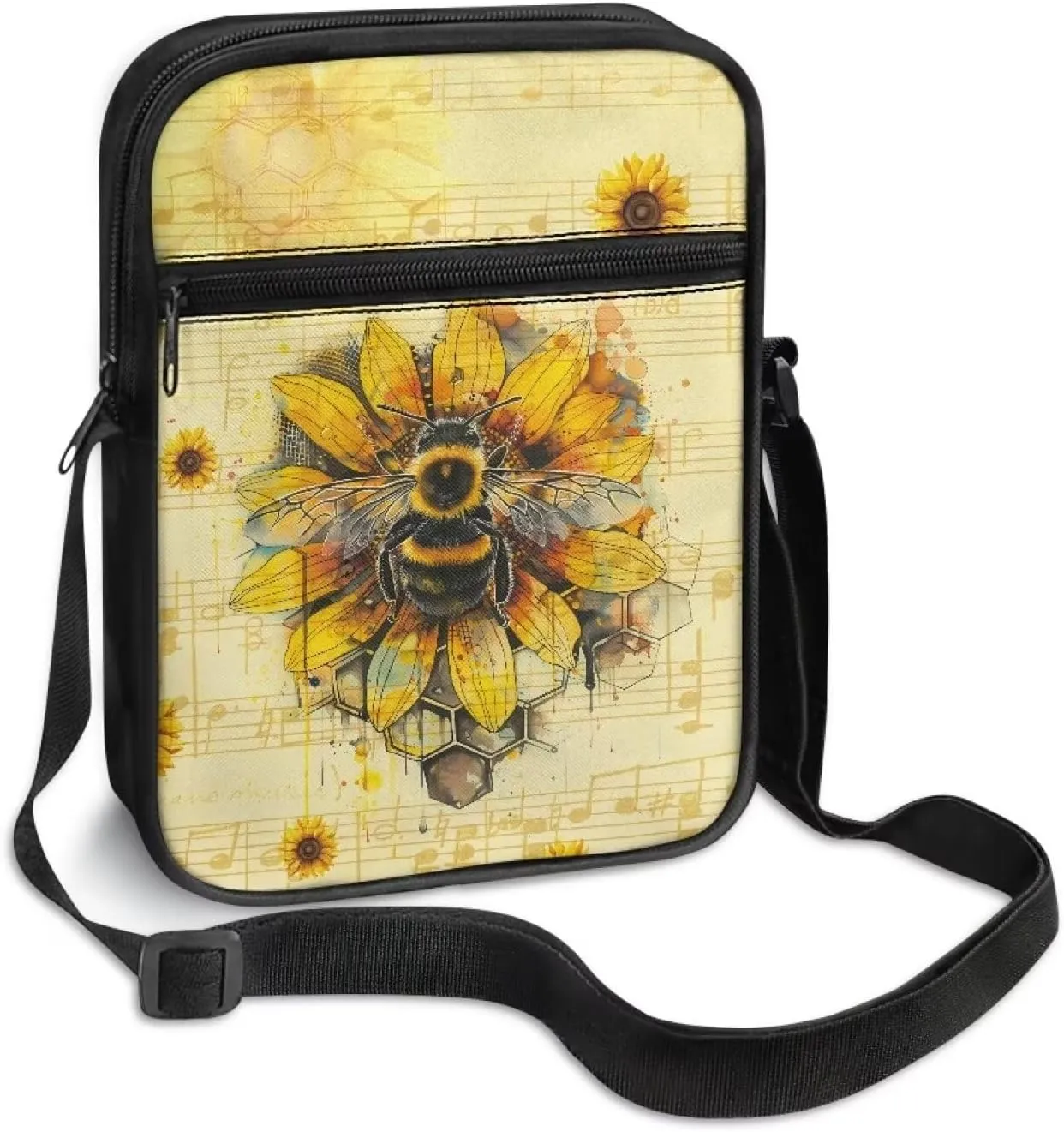 Suobstales Crossbody Bag Sling Purse for Women Men Mini Shoulder Bag Messenger Bag Fanny Back Pack Travel Passport Wallet Bag