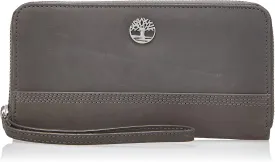 Timberland Women's Leather RFID Zip Around Wallet Clutch with Wristlet Strap