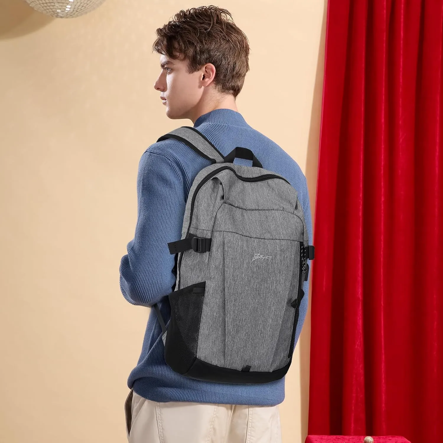 Travel Backpack for Women & Men, Lightweight Backpacks with USB Charging Port in 3 Size, TSA 13.5/15.6/17.3 inch Laptop Backpack, Casual Hiking Daypack for Camping Weekender Business Outdoor