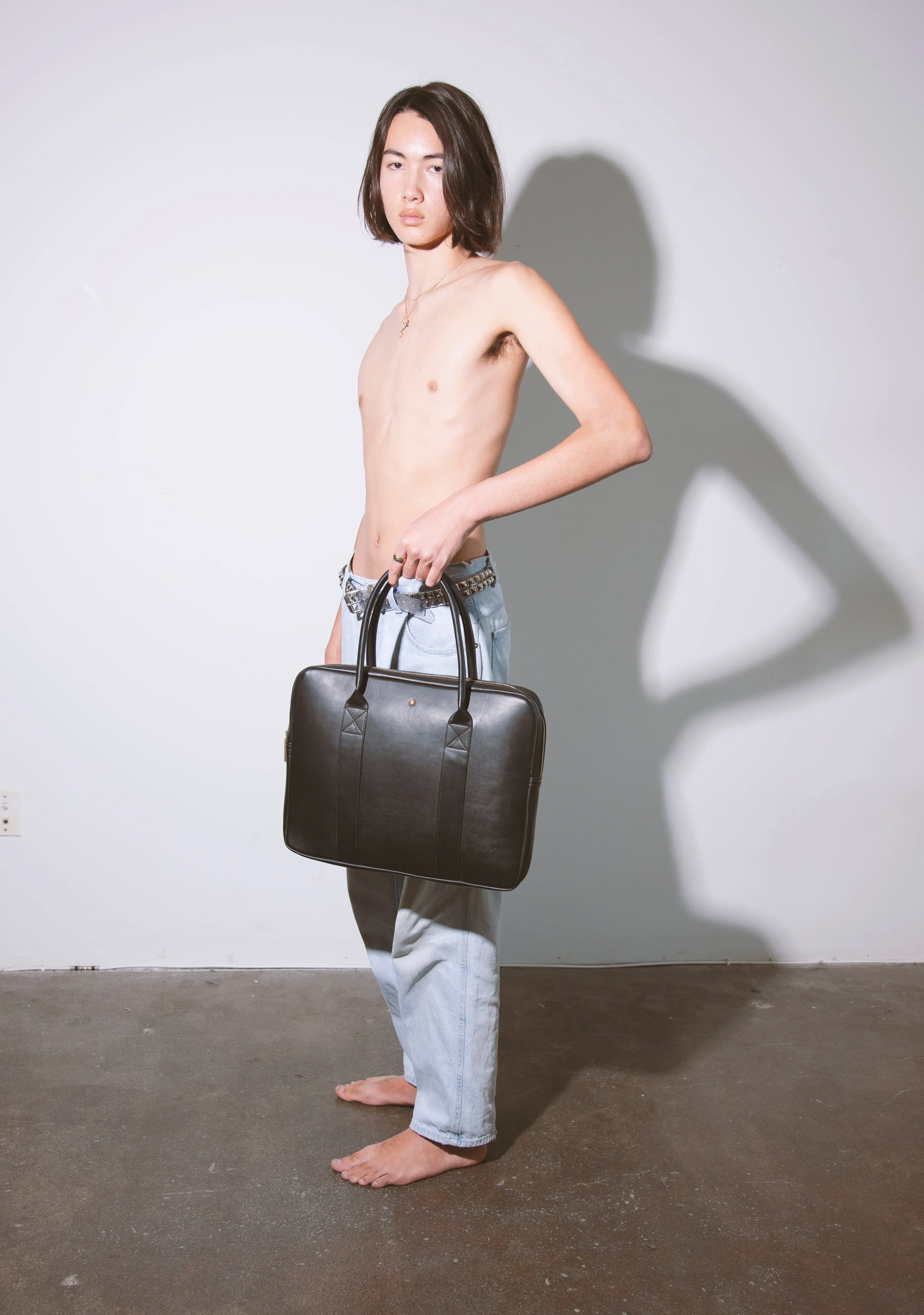 Vegan Leather Laptop Briefcase