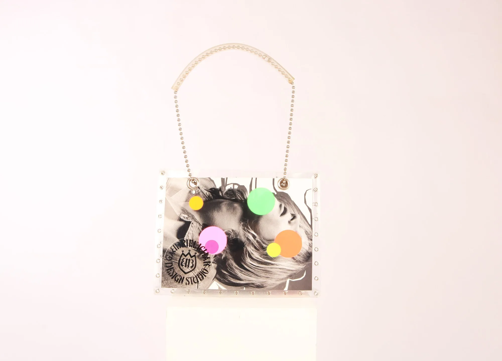 VTG 80S MAGAZINE CLEAR SHOULDER BAG