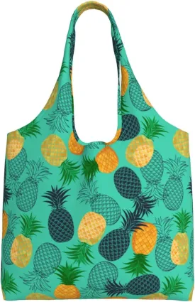 WOAIDY Reusable Grocery Bags for Kitchen, Foldable Durable Shopping Totes with 50lbs Capacity, Large Tote Bags with Handles